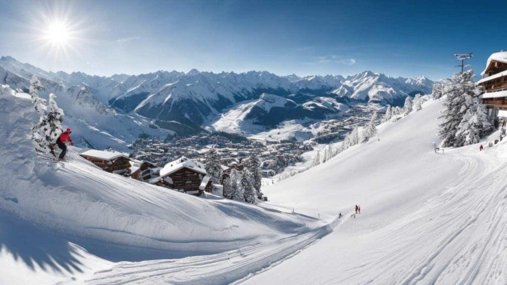 Une semaine de ski épique à Courchevel