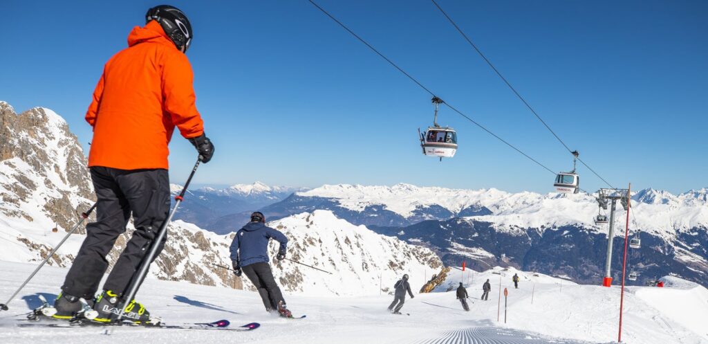 Pistes faciles pour débutants à Courchevel
